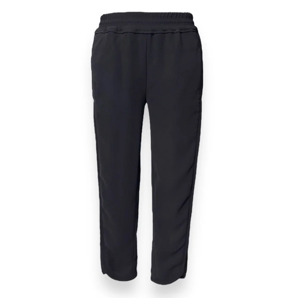 J. CREW Black Cropped High Waist Dress Pants Dolphin Hem Cuff